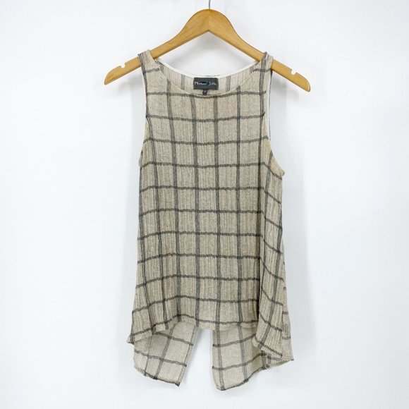 Michael Stars Tops - Michael Stars Split Back Knit Tank Medium